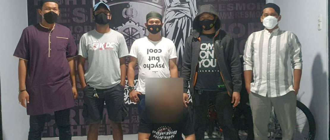 AN, pelaku KDRT di Pinrang diamankan Tim Crime Fighters Resmob Polres Satreskrim Polres Pinrang.