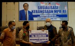 Rapsel Sosialisasi 4 Pilar di Makassar