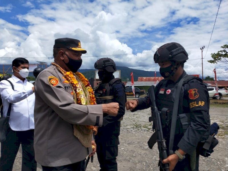 Kabaintelkam Polri Kunjungi Kabupaten Yalimo, 1 SSK Brimob Polda Sulsel Siap Amankan PSU