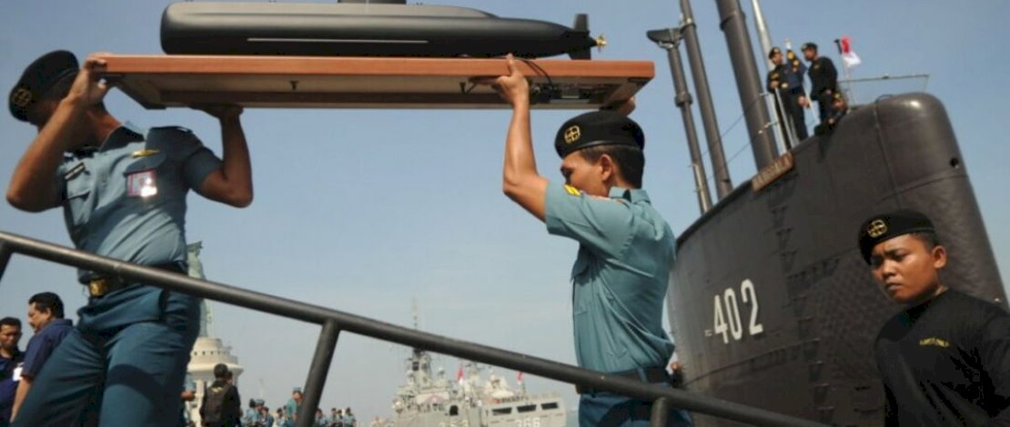 Maket KRI Nanggala-402. Sumber foto: Kompas Maket KRI Nanggala-402. Sumber foto: Kompas