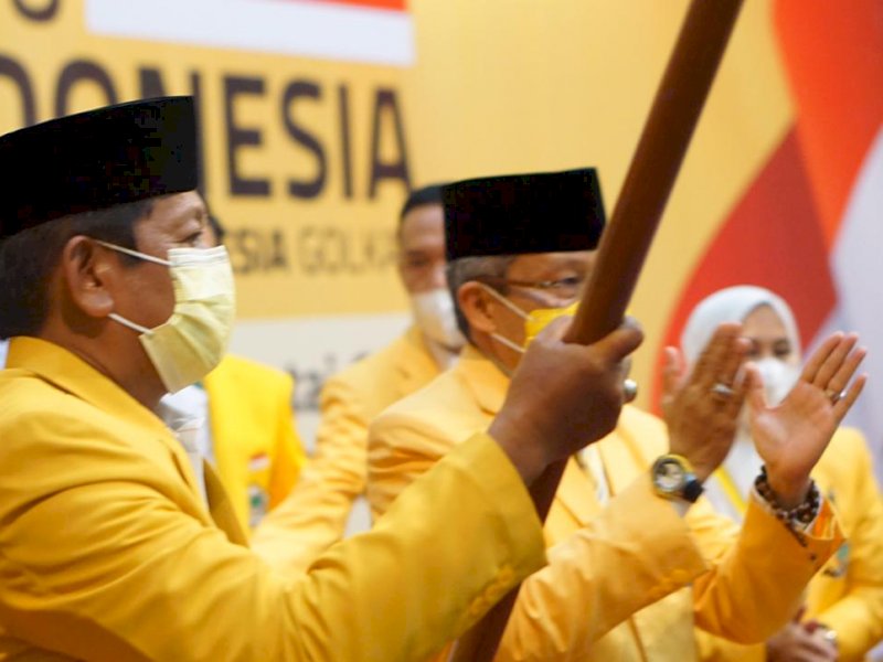 Aklamasi, Kaswasi Razak Kembali Pimpin Golkar Soppeng