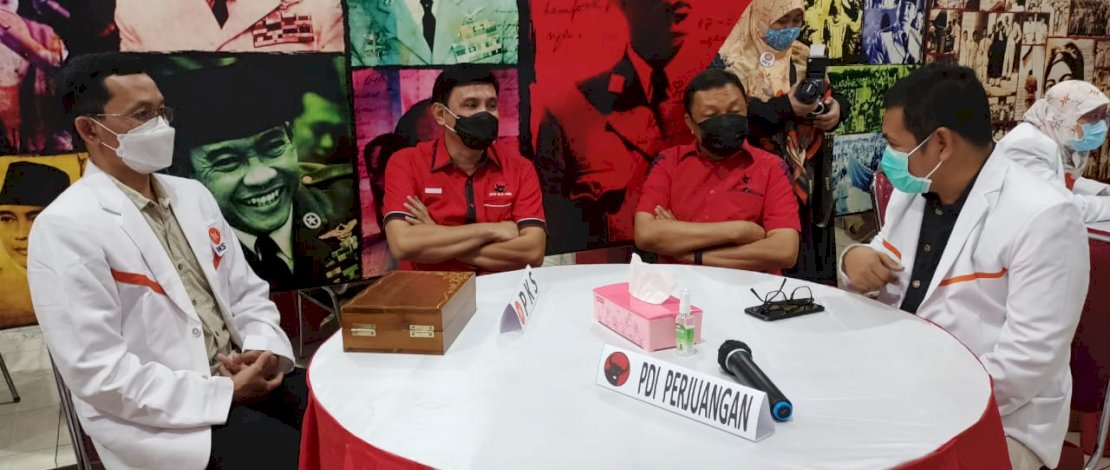 "Berguru", PKS Sulsel Sambangi Kantor PDIP Sulsel