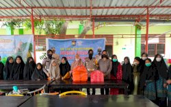 Satlantas Polres Pinrang Anjangsana ke Panti Asuhan