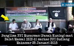 Video 25 Detik Sorot Munarman Saat Hadiri Baiat ISIS di Makassar