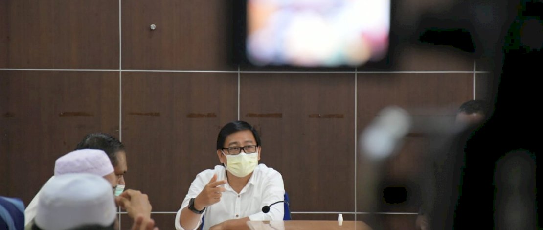 Suasana rakor Pemkab Lutra dipimpin Wakil Bupati Suaib Mansur.