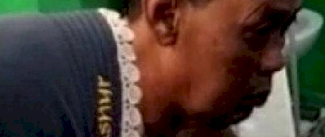 Korban saat dirawat di Puskesmas.