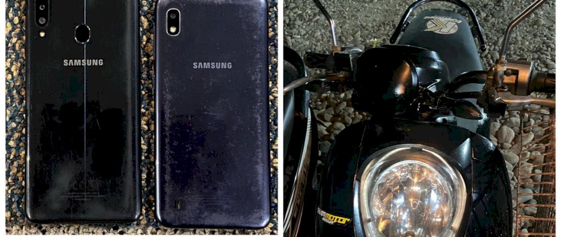 Para pelaku curas, penadah dan barang bukti.