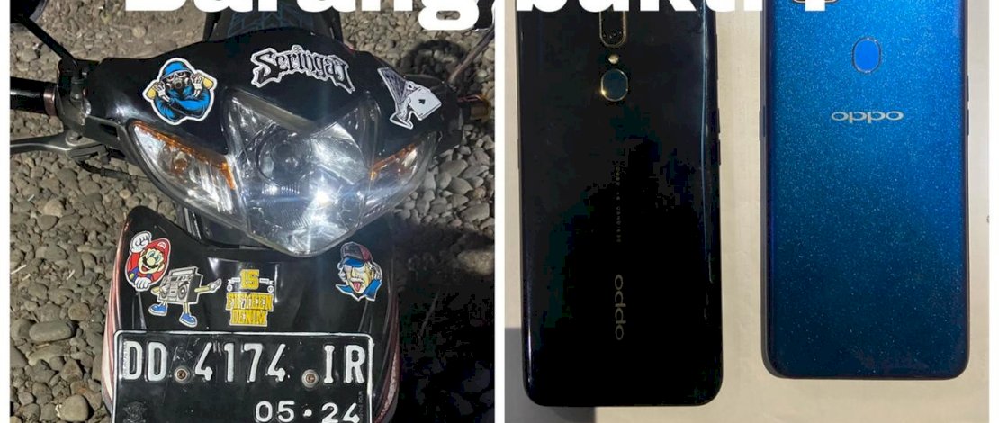 Begal Isbal Dg Lau saat diamankan.