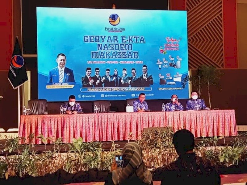 RMS Apresiasi Nasdem Makassar Gelar Gebyar E-KTA Untuk Kader