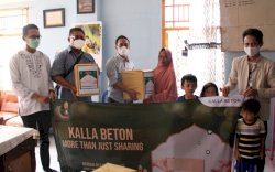 Berbagi di Bulan Ramadan, Kalla Beton Beri Santunan untuk 3 Panti Asuhan