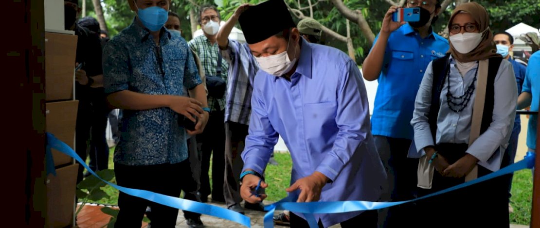 Anis Matta saat meresmikan Media Center Partai Gelora.