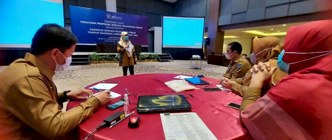Persiapan KIPP Tingkat Nasional, Tiga Inovasi Luwu Utara Coaching Proposal di Makassar