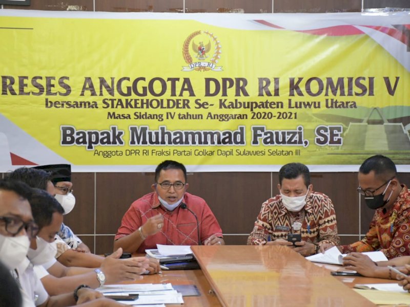 Reses Di Luwu Utra, Abang Fauzi : Pemulihan Pasca Banjir Bandang Paling Mendesak