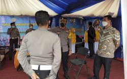 Operasi Ketupat Dimulai, Kapolres Pangkep Pantau Pos Penyekatan Mudik