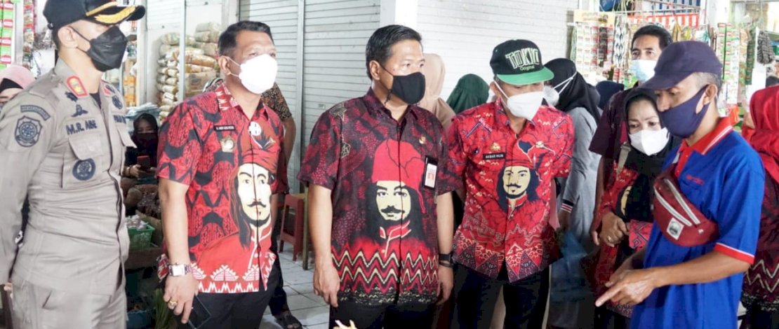 Suaaana pemantauan inflasi oleh TPID Gowa.