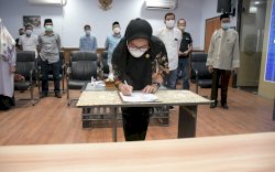 Bangun Sinkronisasi Rencana Induk SPBE, Pemda Lutra dan ITS Surabaya Teken MoU