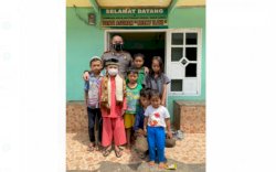 Di Panti Asuhan Rezky Ilahi, Kompol Ade Berbagi Rezeki