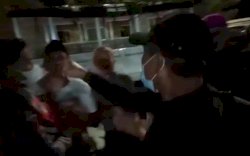 Marah-marah Saat Ditertibkan Satgas Covid-19, Dua Provokator Diangkut ke Polsek Panakkukang