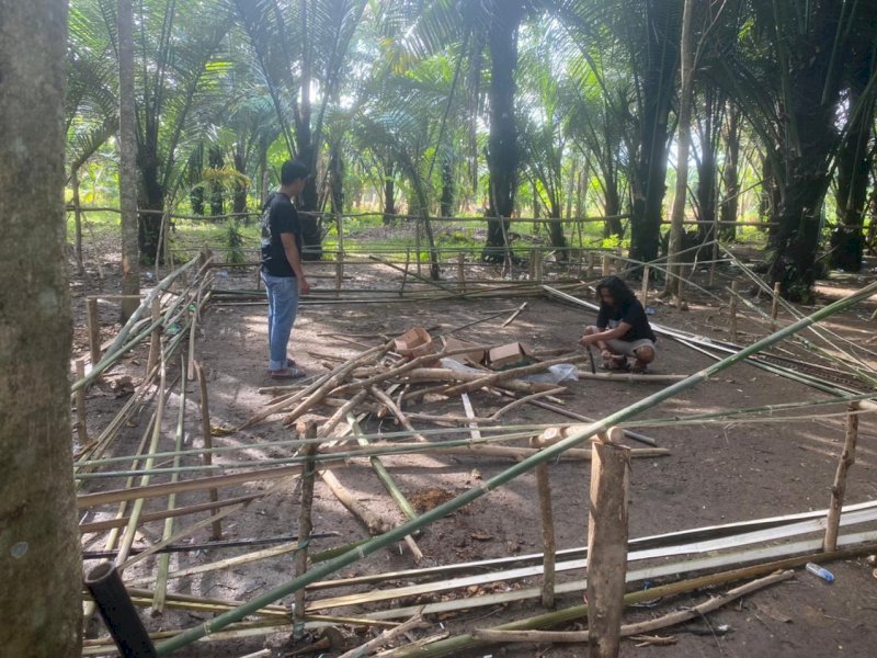 Sat Reskrim Polres Luwu Grebek Judi Sabung Ayam di Lamasi