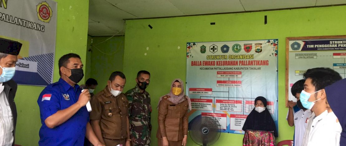 Wakil Bupati Takalar lantik Karang Taruna Pallantikang periode 2021-2024