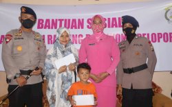 Brimob Peduli", Batalyon C Pelopor Berbagi Jelang Lebaran Idul Fitri 1442 H