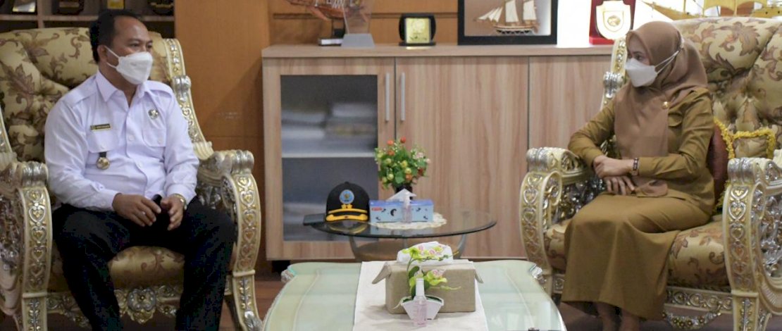 Kepala BNN Kota Palopo Temui Bupati Luwu Utara. Bahas Program Desa Bersih Narkoba