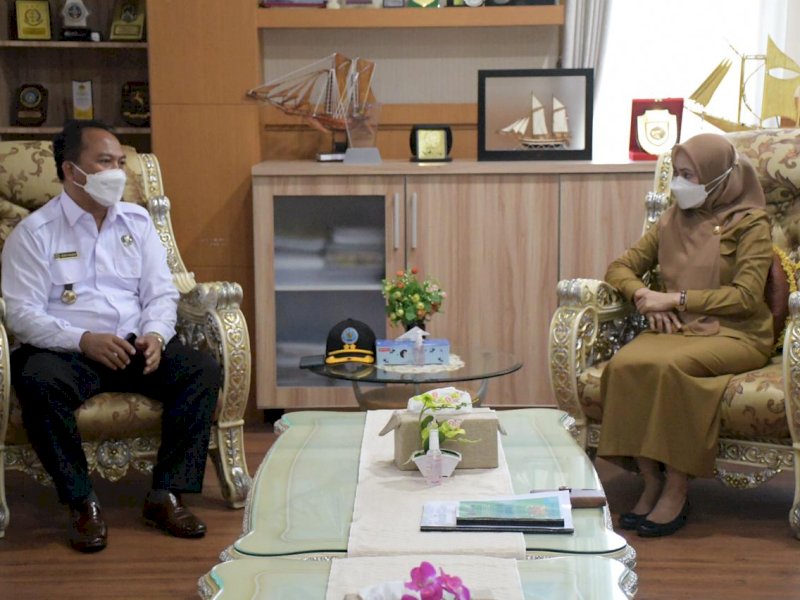 Kepala BNN Kota Palopo Temui Bupati Luwu Utara. Bahas Program Desa Bersih Narkoba