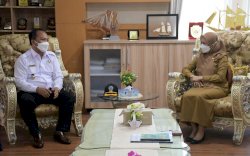 Kepala BNN Kota Palopo Temui Bupati Luwu Utara. Bahas Program Desa Bersih Narkoba