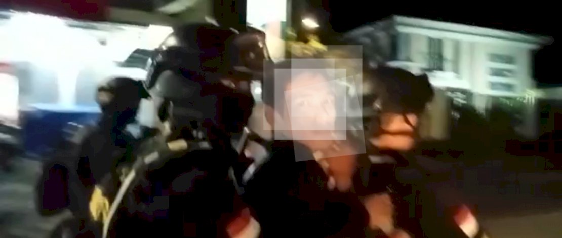 Penangkapan preman oleh Tim Thunder Polda Sulsel.