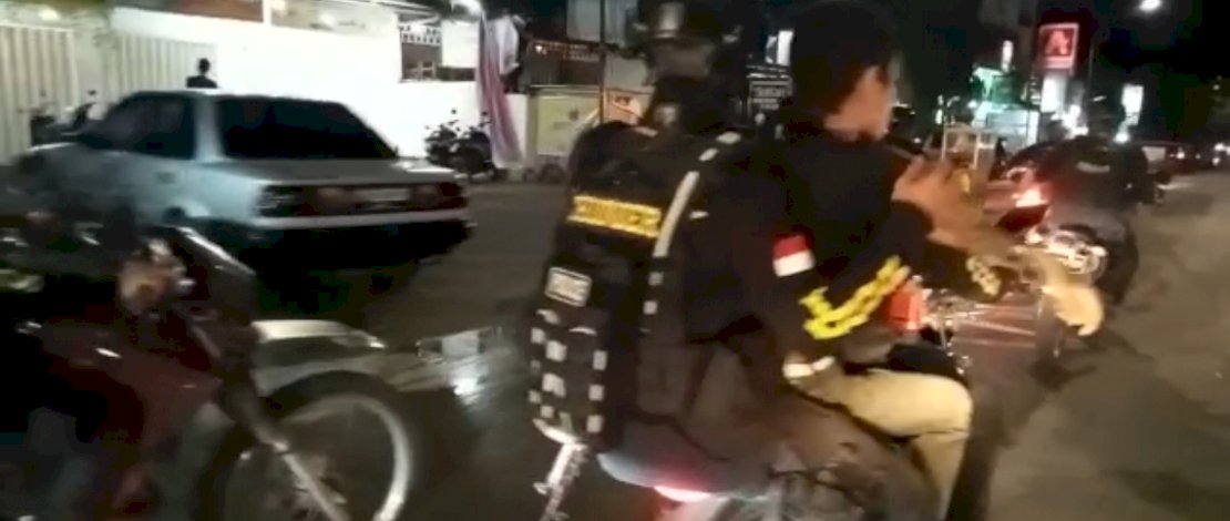 Penangkapan preman oleh Tim Thunder Polda Sulsel.