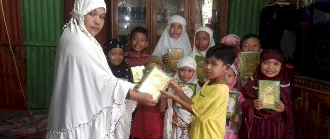 Suasana peduli Ramadan CSC Indonesia.