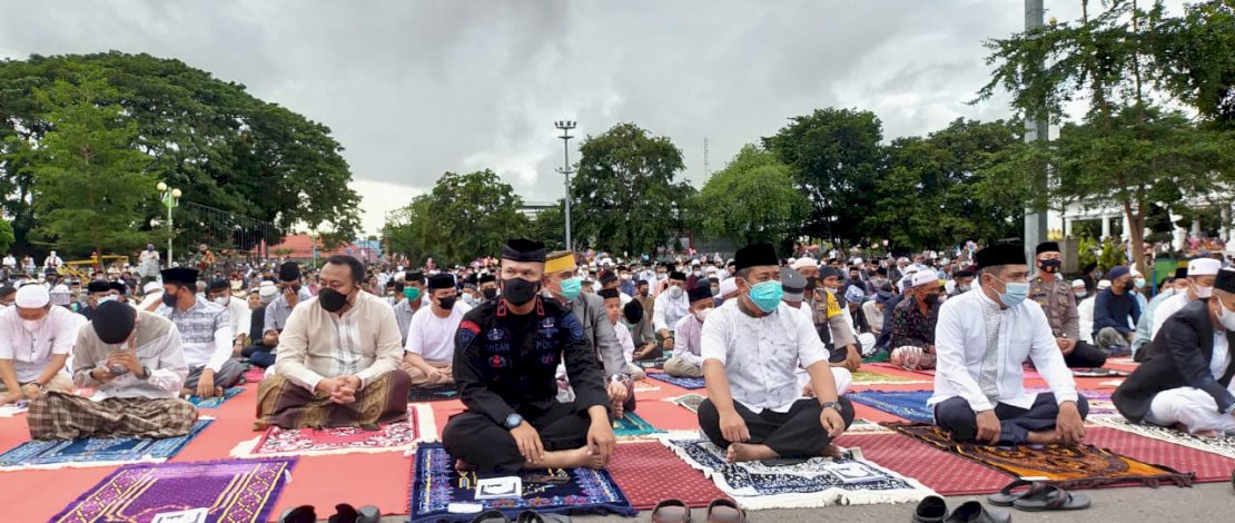 Idulfitri bersamaan Kenaikan Isa Almasih, Batalyon C Pelopor Lakukan sterilisasi Masjid dan Gereja