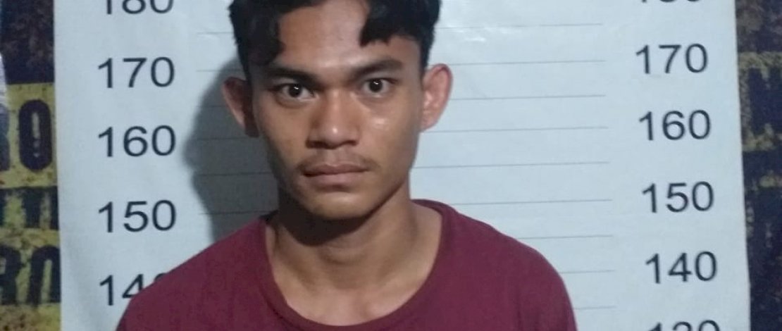 Pelaku begal dan barang bukti.