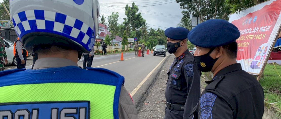 H+3 Lebaran, Batalyon C Pelopor Masih Gencar Patroli di beberapa wilayah Kab Bone