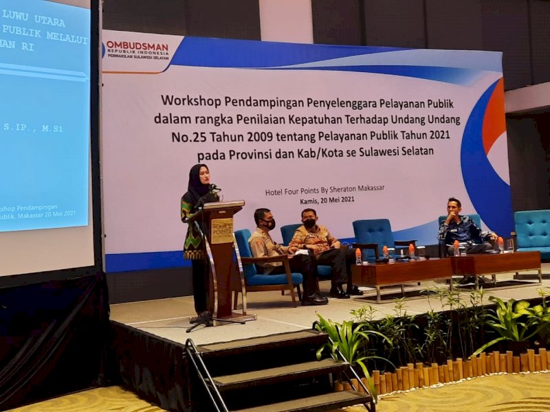 Luwu Utara Tertinggi Nilai Kepatuhan Pelayanan Publik di Sulsel, Ombudsman Undang Bupati Jadi Succes Story