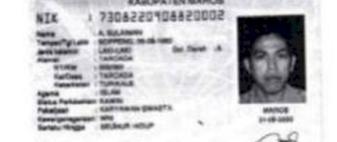 Salinan KTP Andi Sulaiman