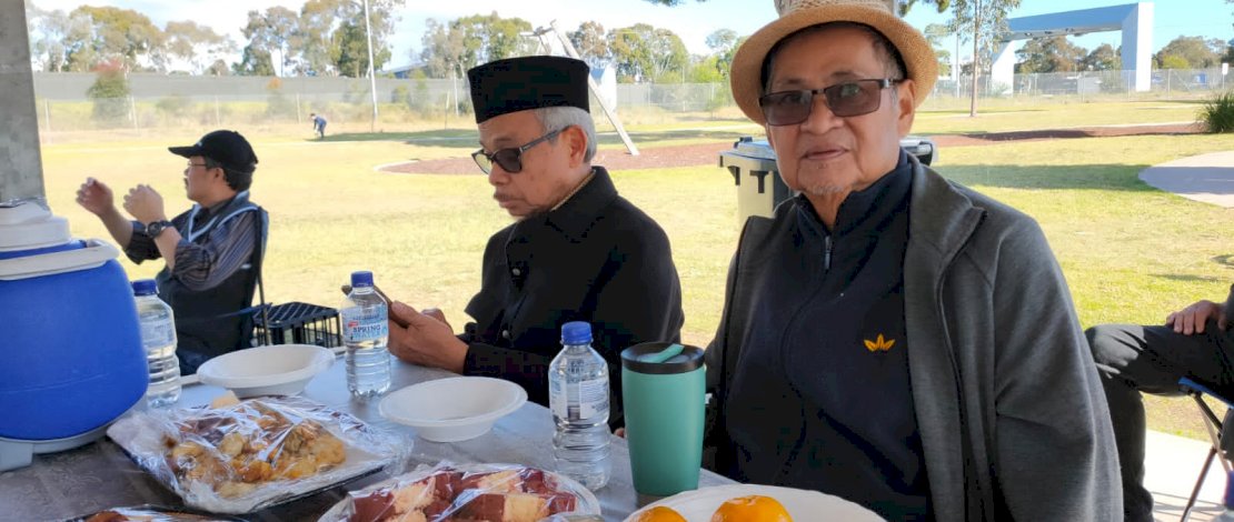 Suasana halalbihalal KKSS Sydney.