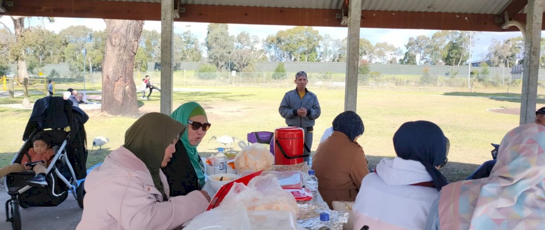 Suasana halalbihalal KKSS Sydney.