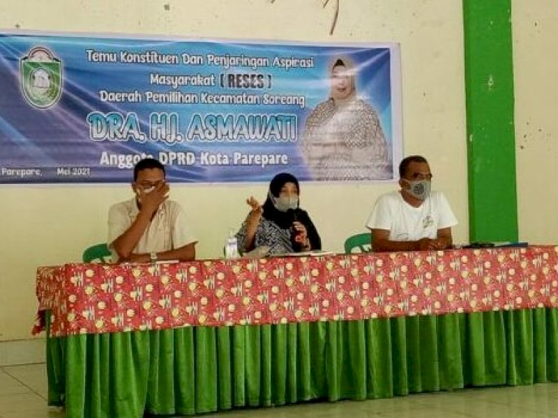 Serap Aspirasi, Legislator NasDem Parepare Temui warga Kecamatan Soreang
