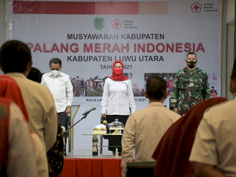 Aklamasi, Indah Putri Indriani Kembali Pimpin PMI Luwu Utara