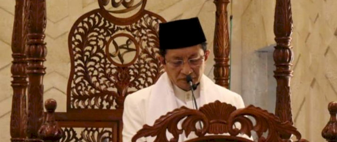 Suasana takziah hari ketujuh wafatnya AGH Sanusi Baco tadi malam.