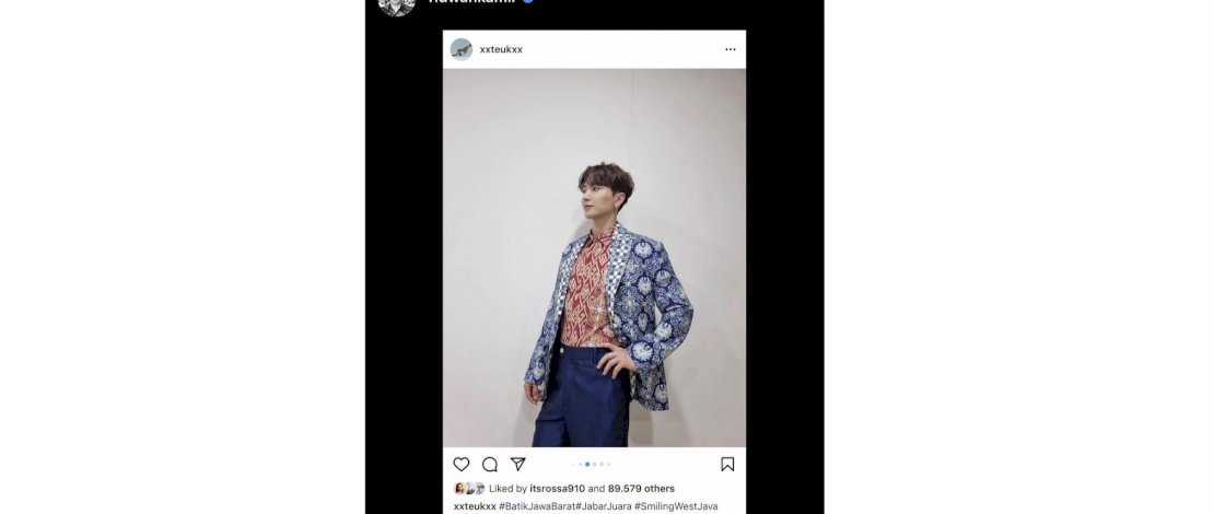 Unggahan foto Gubernur Jawa Barat, Ridwan Kamil dalam laman instagram miliknya, Senin (24/5/2021).
