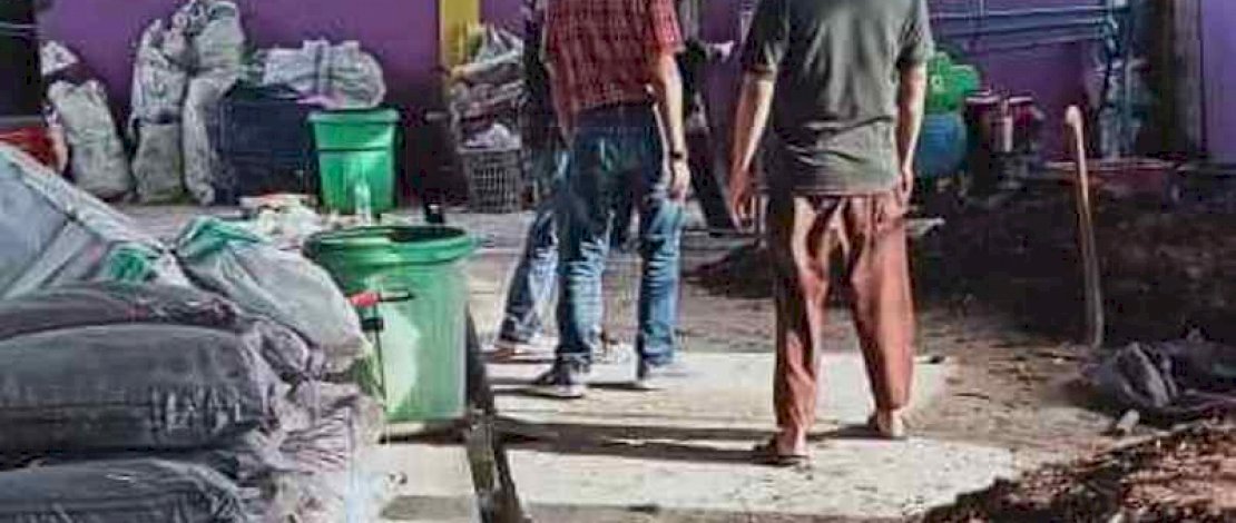 Pupuk organik yang dihasilkan TPS 3R Desa Mulyorejo, Kecamatan Sukamaju Selatan (Sultan).