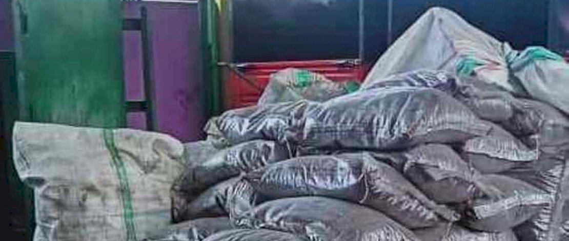 Pupuk organik yang dihasilkan TPS 3R Desa Mulyorejo, Kecamatan Sukamaju Selatan (Sultan).