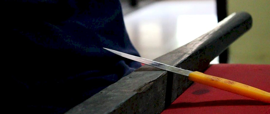 Suasana konferensi pers di Mapolsek Soreang.