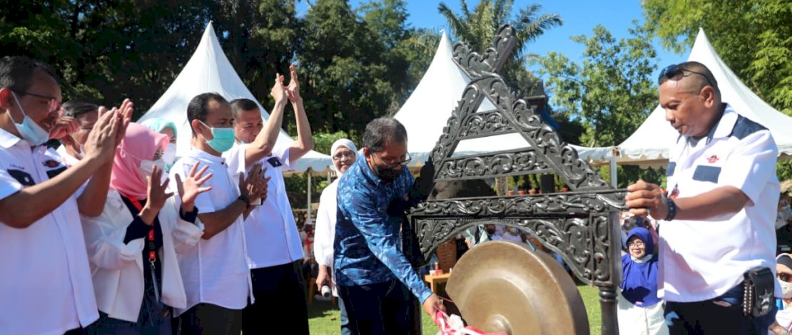 Kegiatan Temu Alumni Walikota Makassar di Tokka, Kabupaten Maros, Sabtu (29/5/2021).