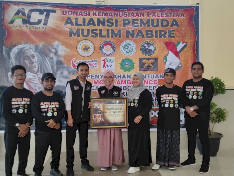 Aliansi Pemuda Muslim Nabire Kirim Ambulans untuk Palestina⁣