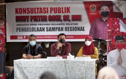 Anggota DPRD Sulsel Rudy Pieter Goni Gelar Uji Publik Ranperda Pengelolaan Sampah
