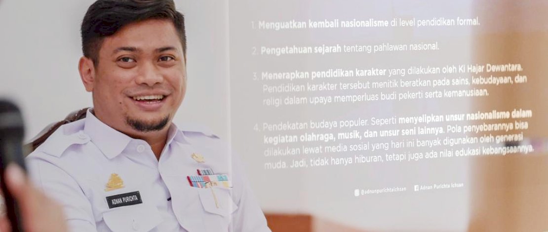Bahas Wawasan Kebangsaan ke Pelajar, Bupati Adnan: Bangsa Adalah Cerminan Jati Diri Kita