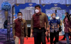 Hadiri Pengukuhan TP2DD Sulsel, Bupati Adnan Dukung Penerapan Transaksi Elektronik